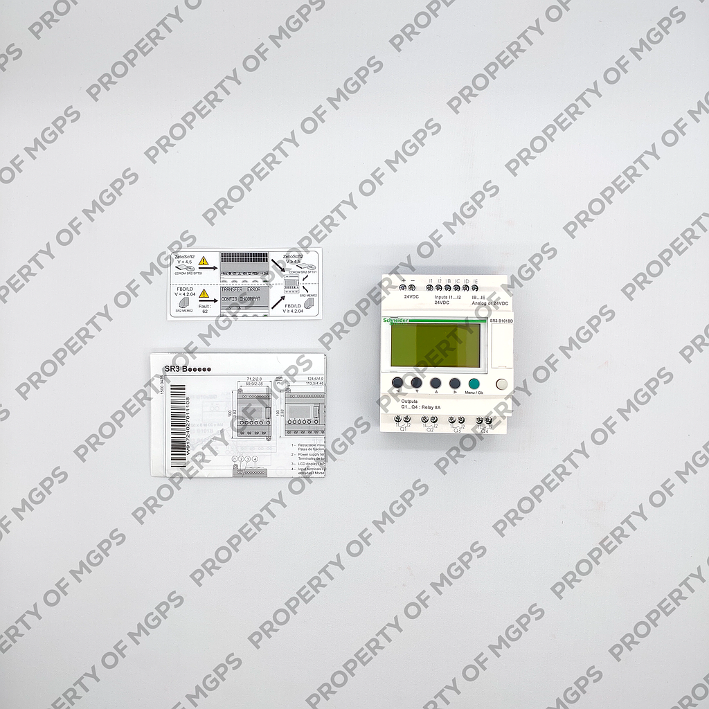 Schneider  Modular smart relay Zelio Logic - 10 I O - 100.240 V AC - clock - display