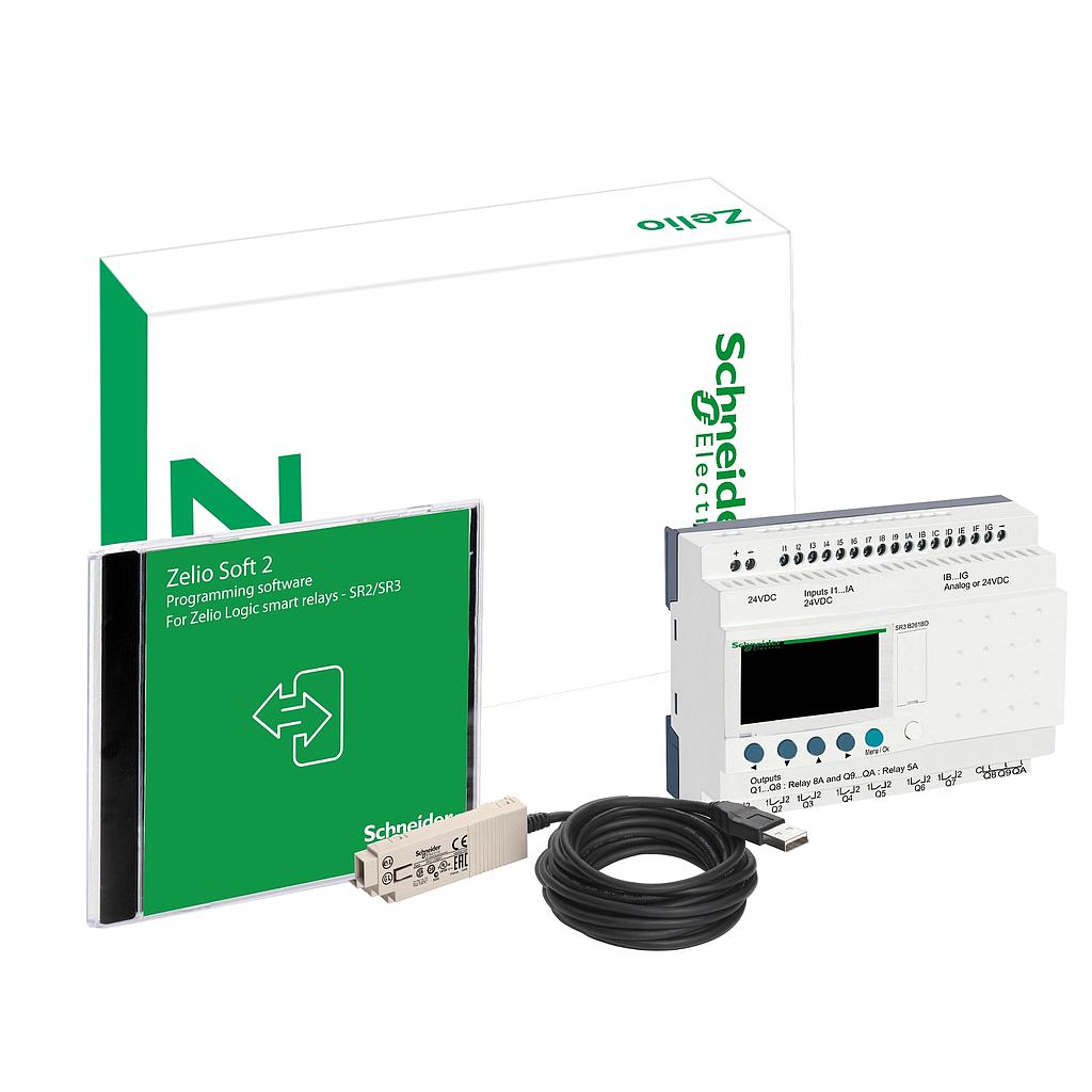 Schneider  Modular smart relay Zelio Logic -  pack - 26 I O - 24 V DC