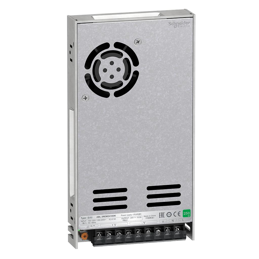 Schneider  Schneider Power Supplies ABL2REM24100K in 100-240 VAC, out 24VDC, 250 W