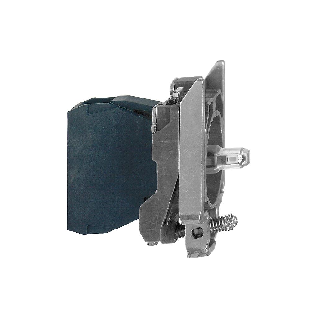 Schneider  Green light block with body/fixing collar integral LED 230.240V