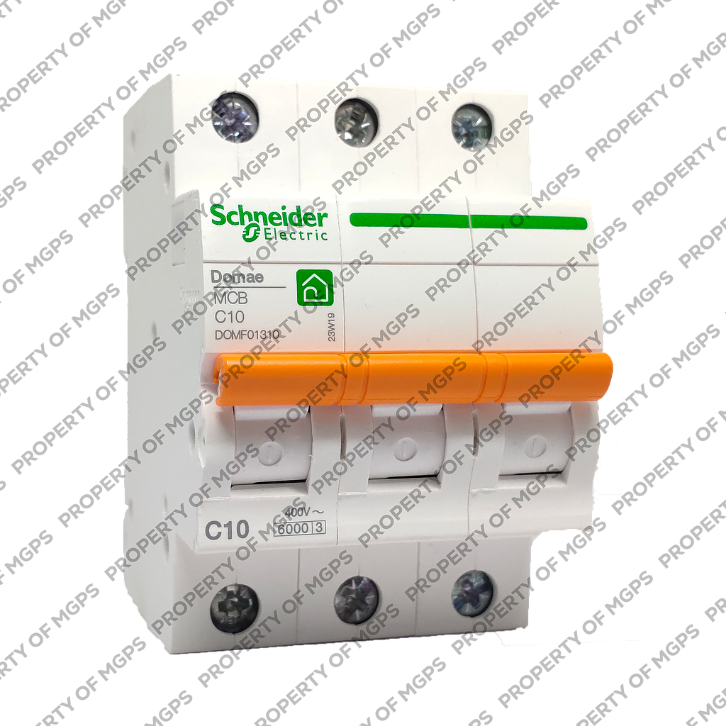 Schneider  MCB  DOMAE 3P 10A 6KA  