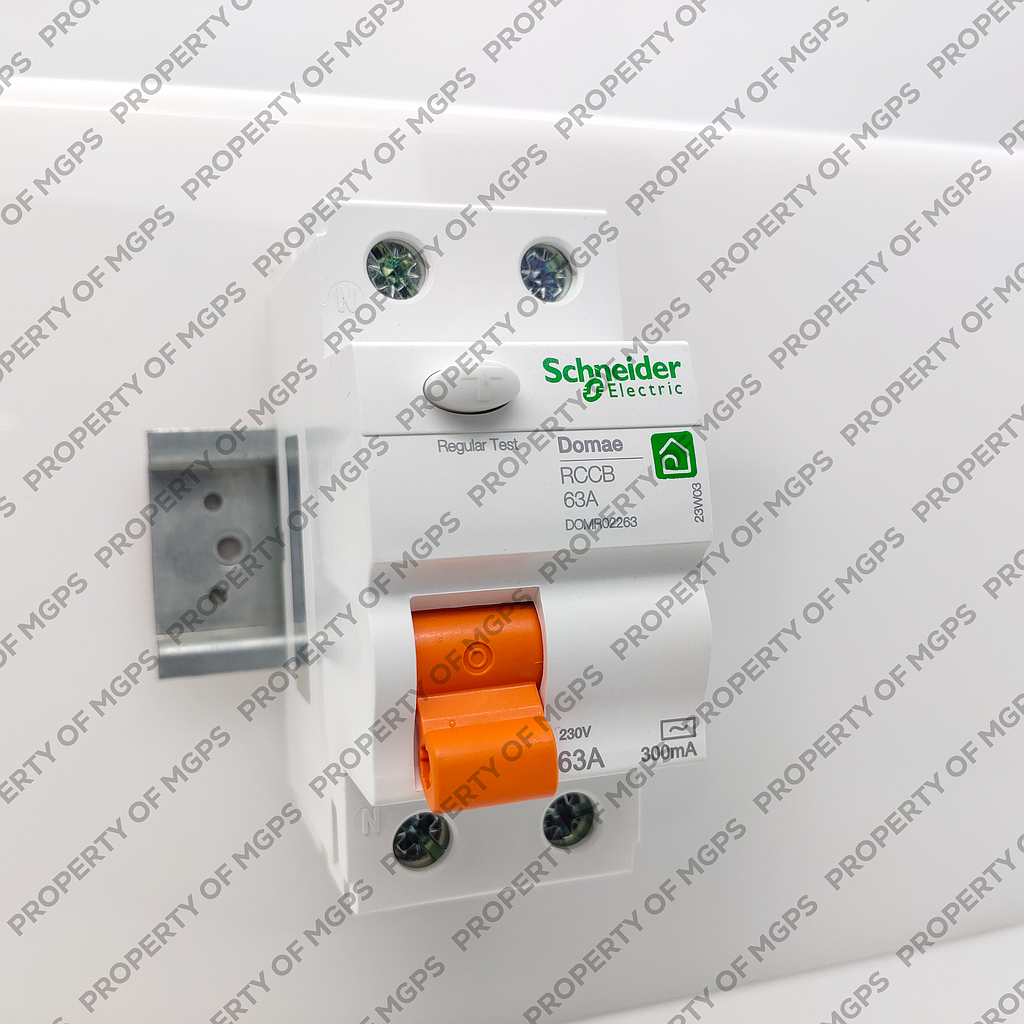 Schneider  NEW RCCB DOMAE 2P 63A 300MA AC 6KA