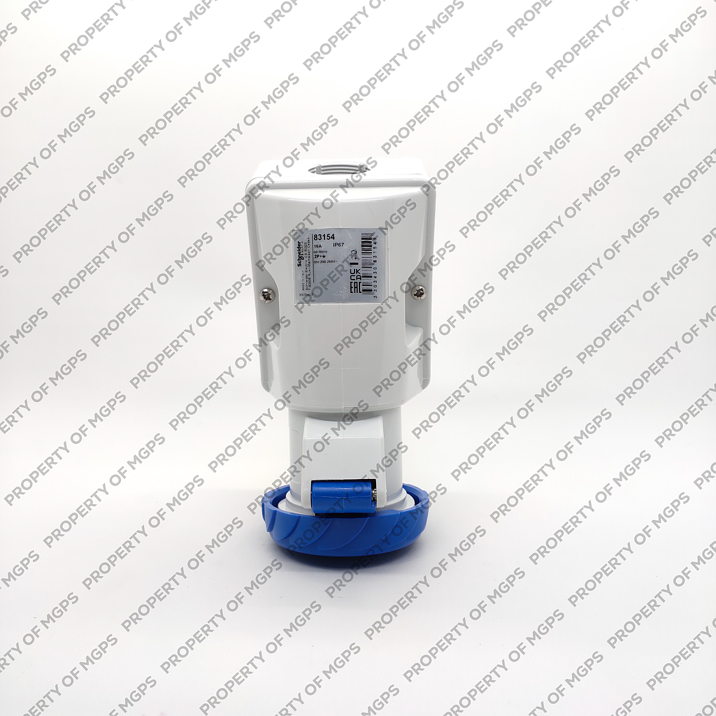 Schneider  SOCKET WALL MOUNT 16A 2P-E 200-250V IP67