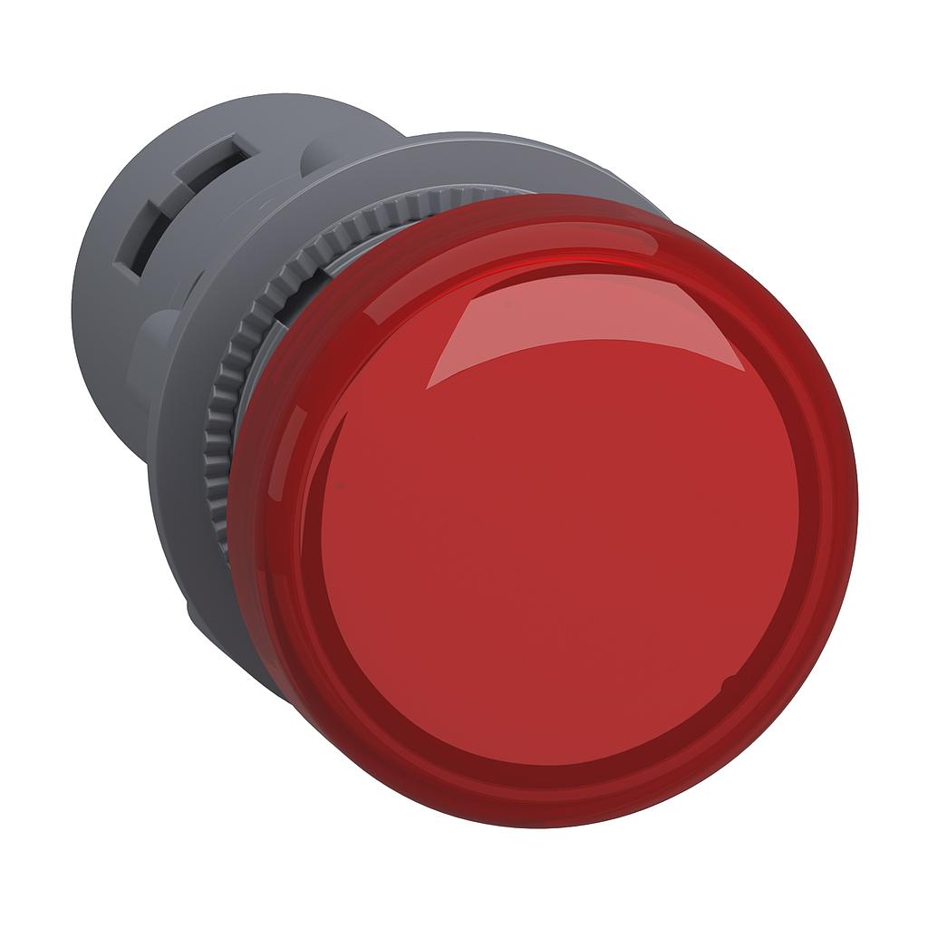 Schneider  Medium XA2 Pilot Light,110v AC,Red