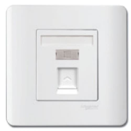 Schneider  ZENCELO KONTAK LAN DATA CAT 6 WHITE WITH SH