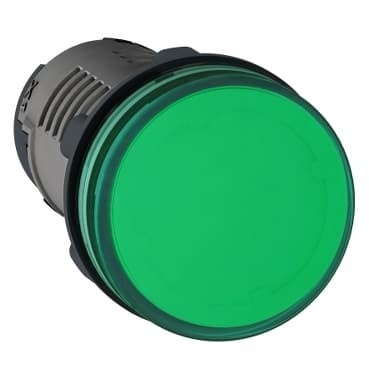 Schneider  Medium XA2 Pilot Light, 24v AC/DC, Green