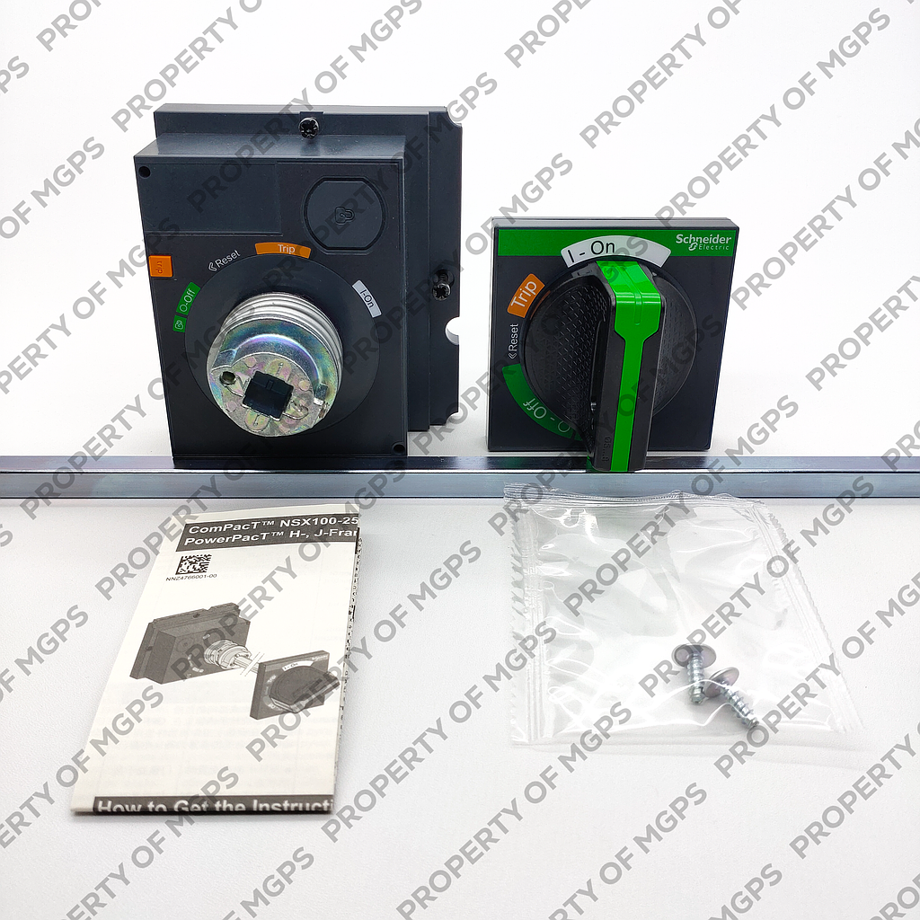 Schneider  ROTARY HANDLE EXT 100-250 BLK