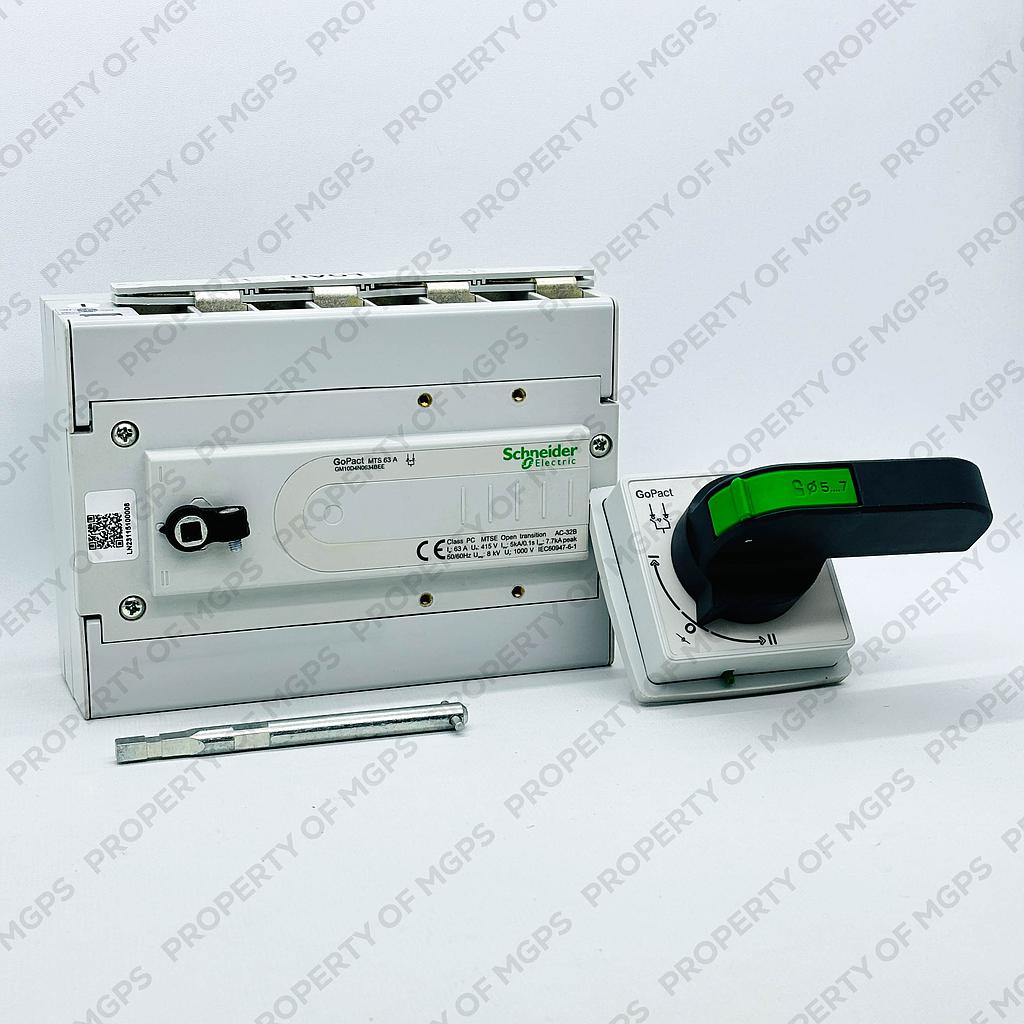   MTS MANUAL TRANSFER SWITCH 4P 63A EXTENDED HANDLE