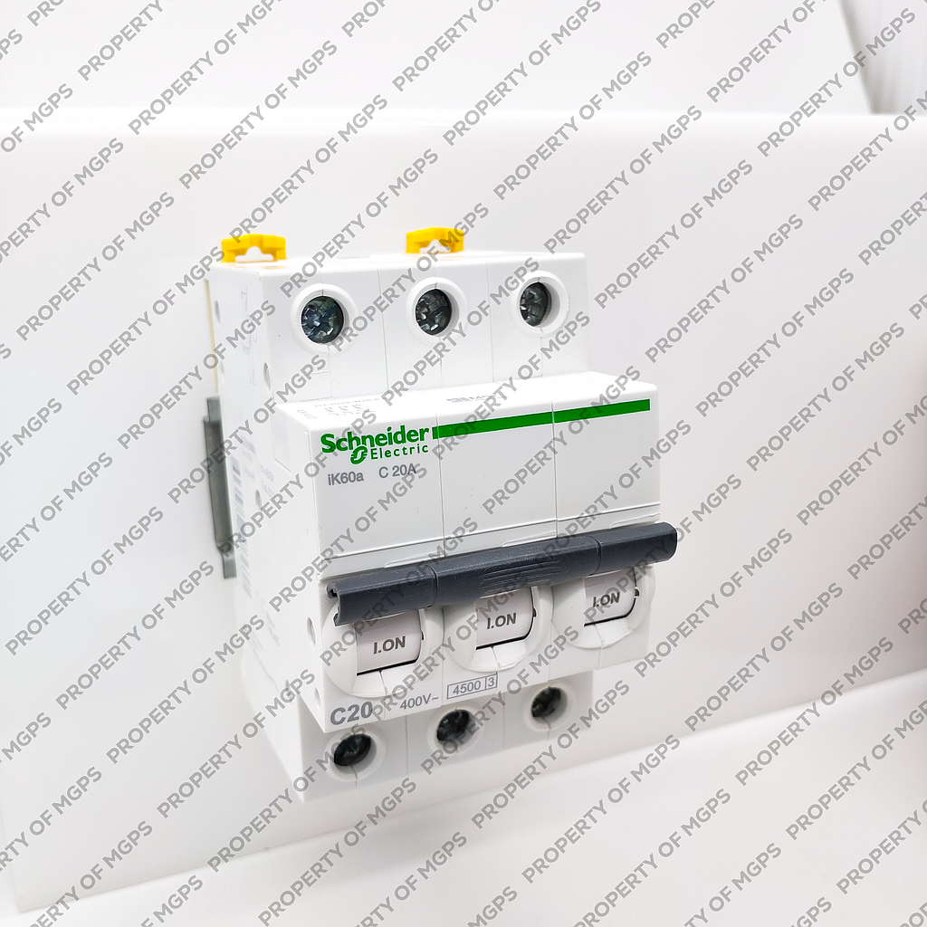 Schneider Acti 9 ACTI 9 IK60A 3P 20A 4,5KA KURVA C 