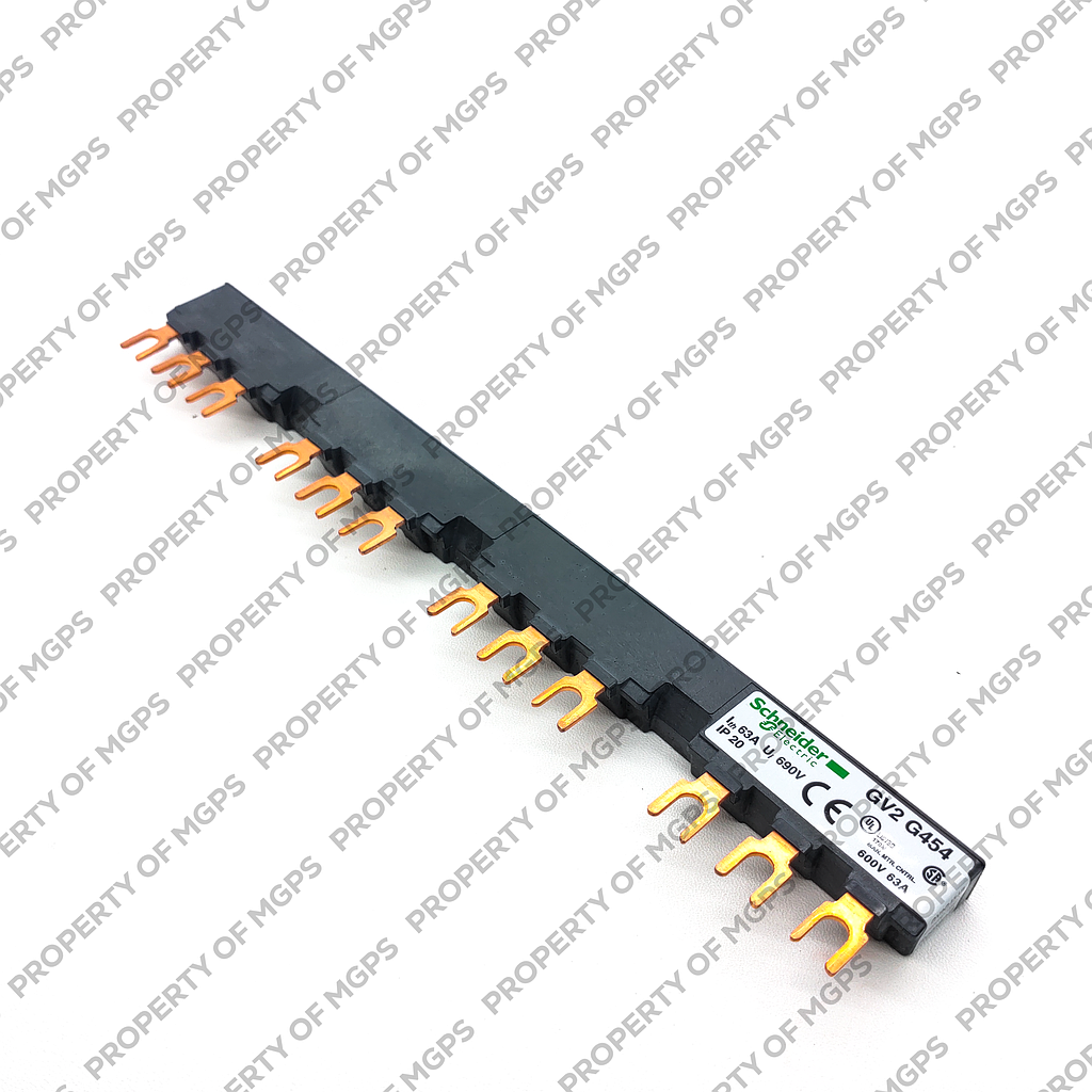 Schneider  Linergy FT - Comb busbar - 63 A - 4 tap-offs - 54 mm pitch