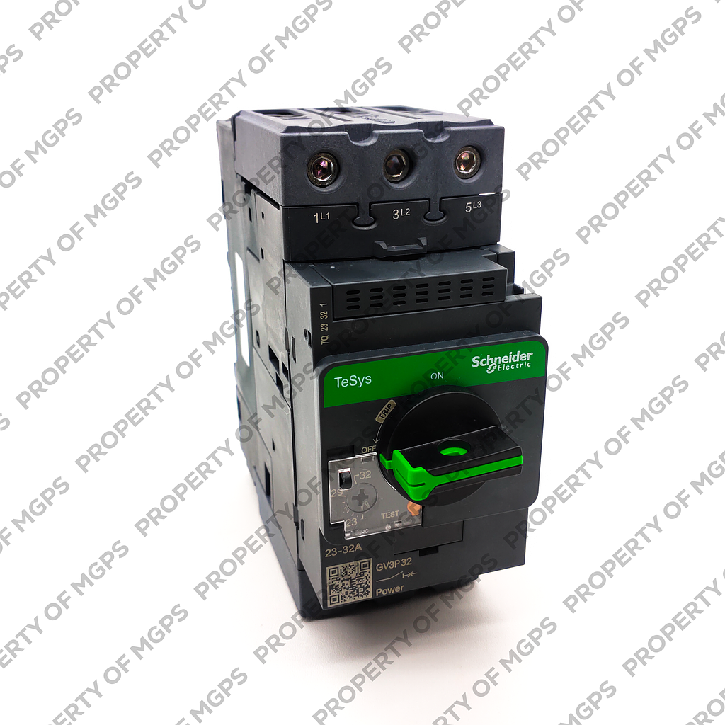 Schneider  Motor circuit breaker, TeSys GV3, 3P, 23-32 A, thermal magnetic, EverLink terminals