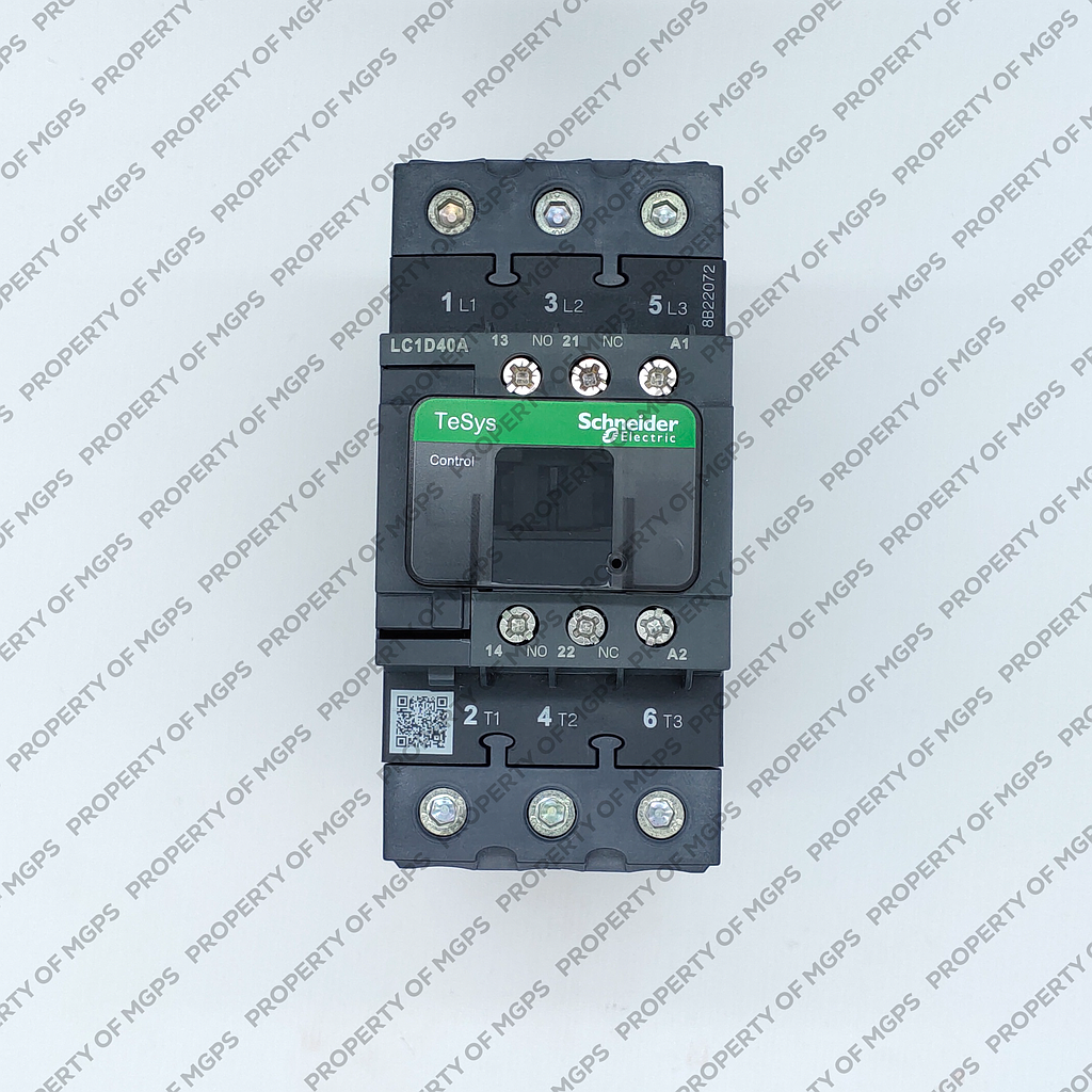 Schneider  TeSys D contactor - 3P(3 NO) - AC-3 -  440 V 40 A - 380 V AC 50/60 Hz coil