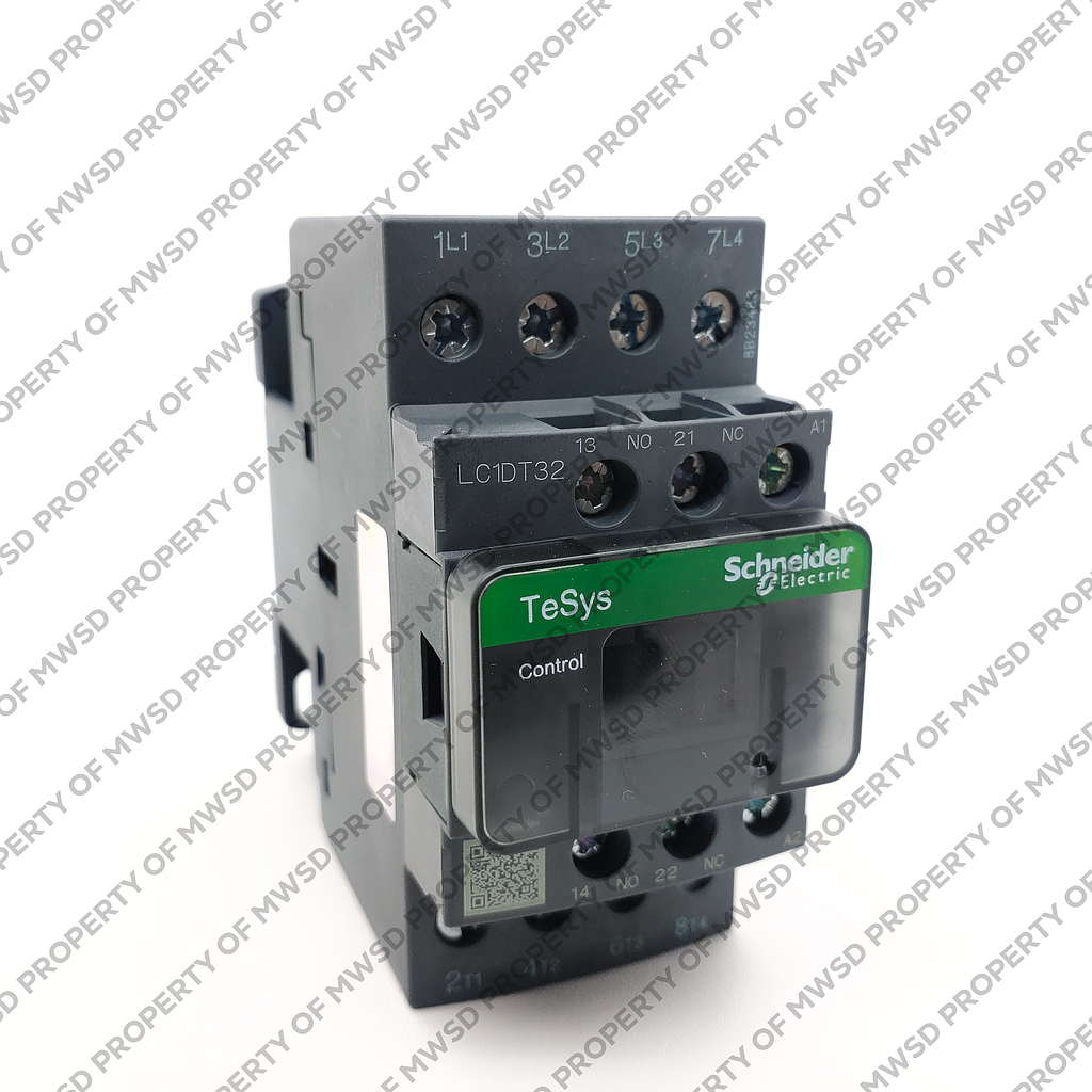 Schneider  TeSys D contactor - 4P(4 NO) - AC-1 -  440 V 32 A - 220 V AC 50/60 Hz coil