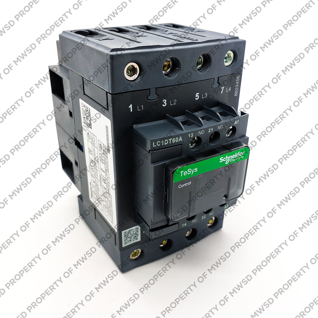 Schneider  TeSys D contactor - 4P(4 NO) - AC-1 -  440 V 60 A - 220 V AC 50/60 Hz coil