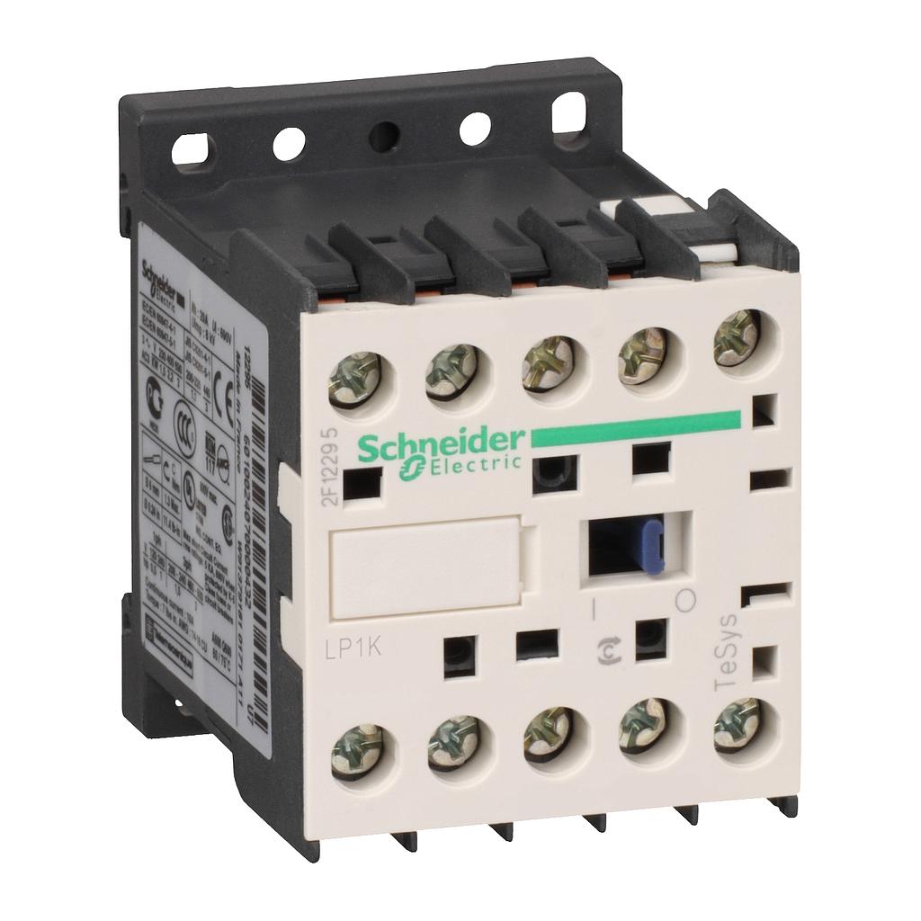 Schneider  TeSys K contactor - 3P - AC-3  440 V 9 A - 1 NC aux. - 24 V DC coil