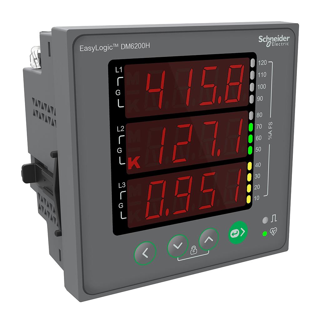 Schneider EasyLogic Schneider Electric EasyLogic DM6200H VAF PF DPM RS48 CL1.0 - METSEDM6200HCL10RS