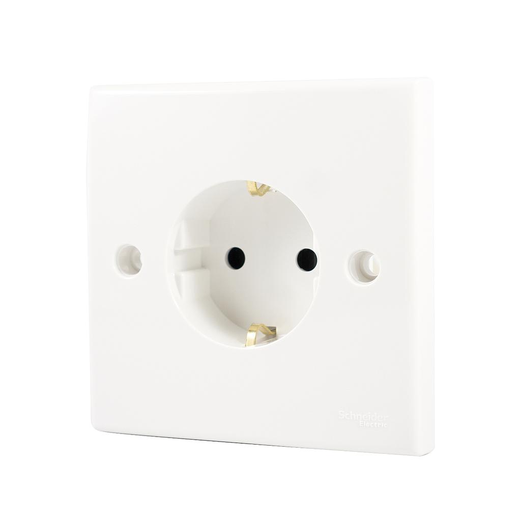 Schneider S-Classic CLASSIC STOP KONTAK 1 GANG SCHUKO 16A  E426_16S_WE_G3