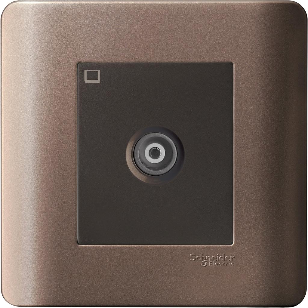 Schneider ZENcelo ZENCELO TV SOCKET SILVER BRONZE