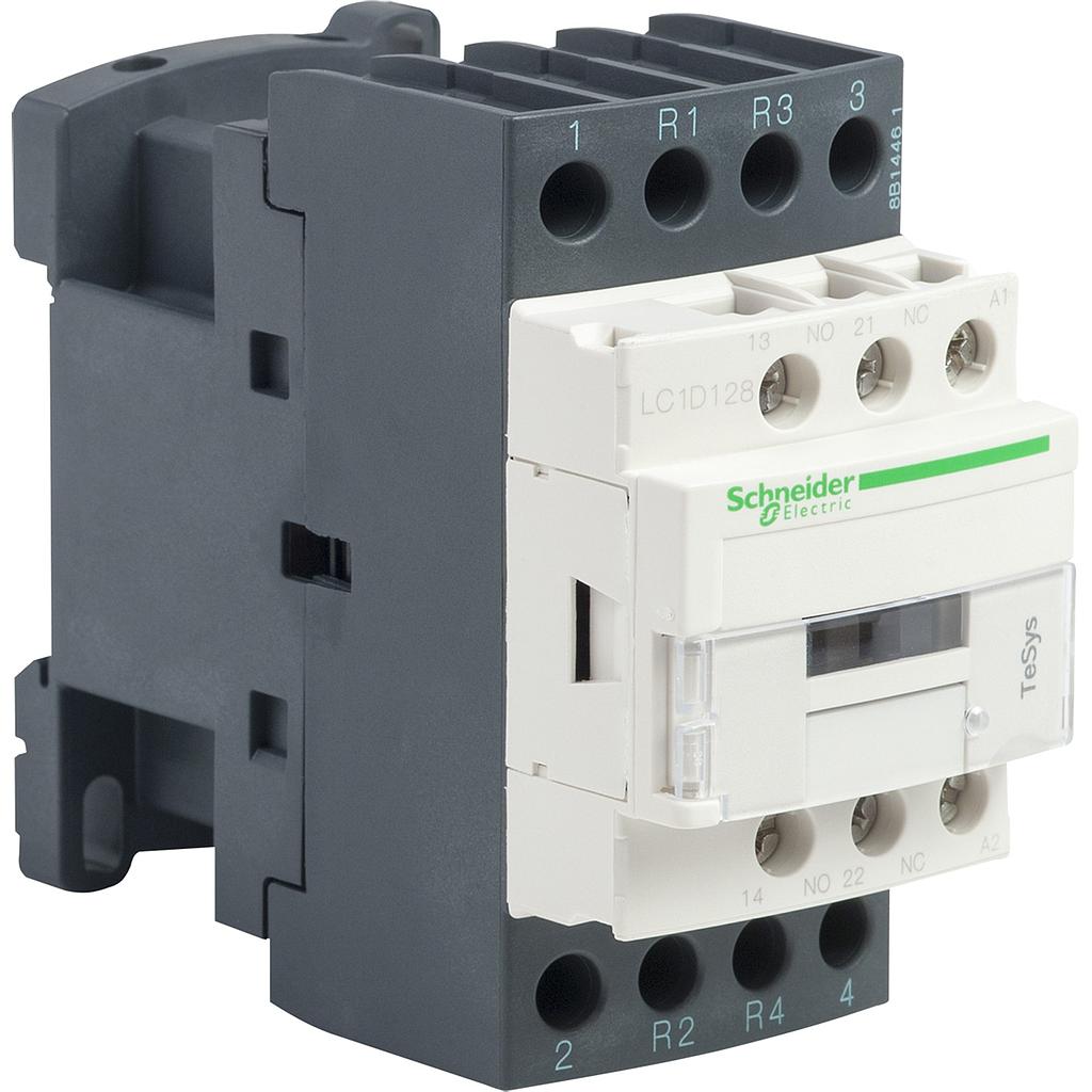 Schneider  TeSys D contactor - 4P(2 NO + 2 NC) - AC-1 -  440 V 25 A - 110 V AC coil