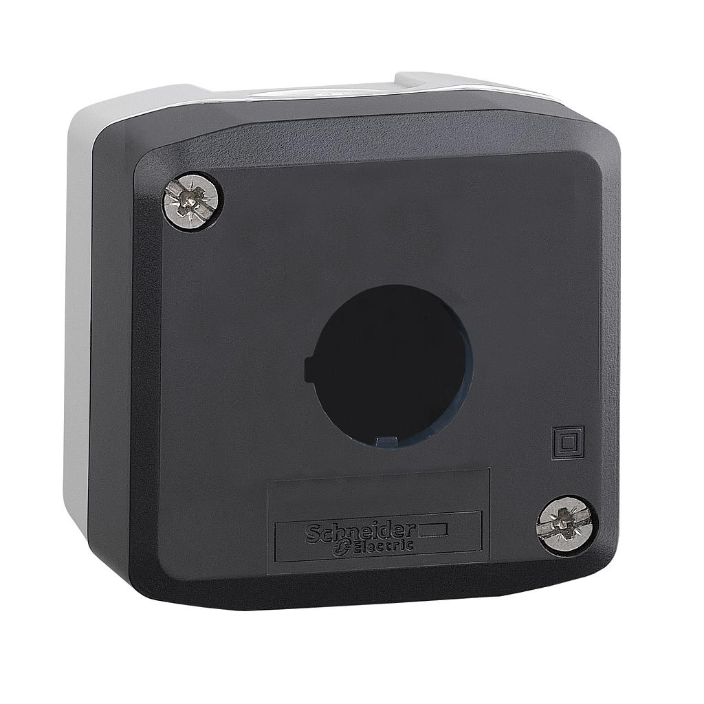 Schneider  Dark grey empty enclosure lid - 1 cut-out