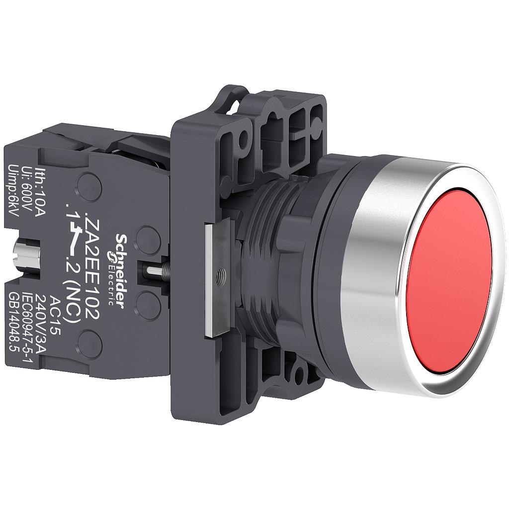 Schneider  Schneider Push Button 1 NC XA2EA42 (RED)