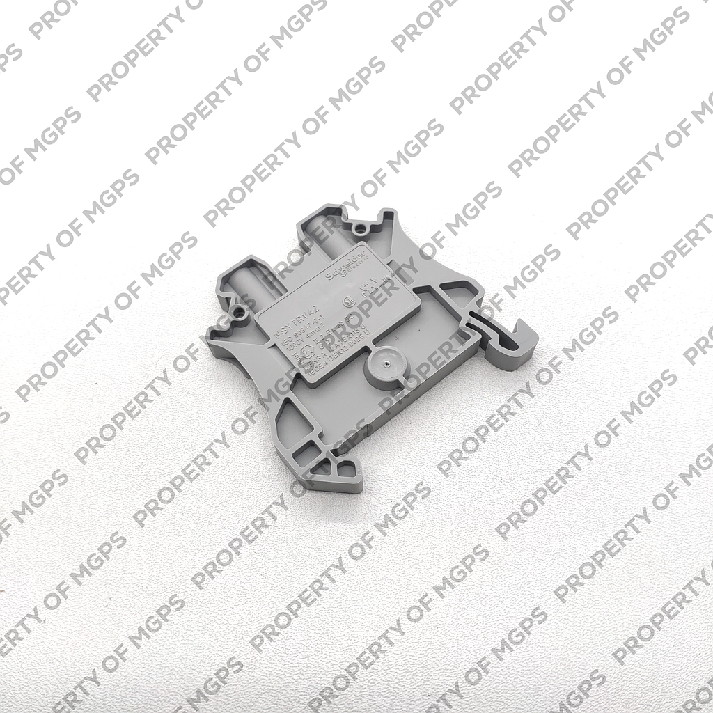 Schneider  Linergy passthrough terminal block - 4mm2 32A single-level 1x1 screw - grey