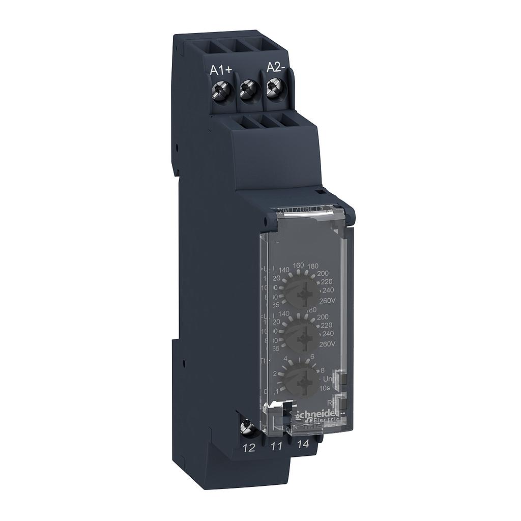 Schneider  Voltage control relay RM17-U - range 65.260 V AC/DC