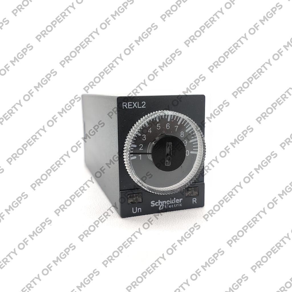 Schneider  On-delay timing relay - 0.1 s.100 h - 230 V AC - 2 OC