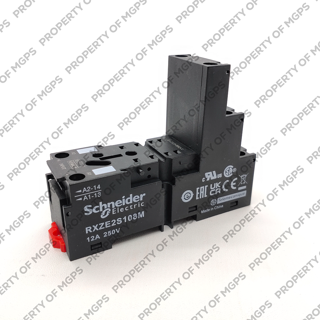 Schneider  Socket RXZ - separate contact - 12 A -  250 V - connector - for relay RXM2AB.