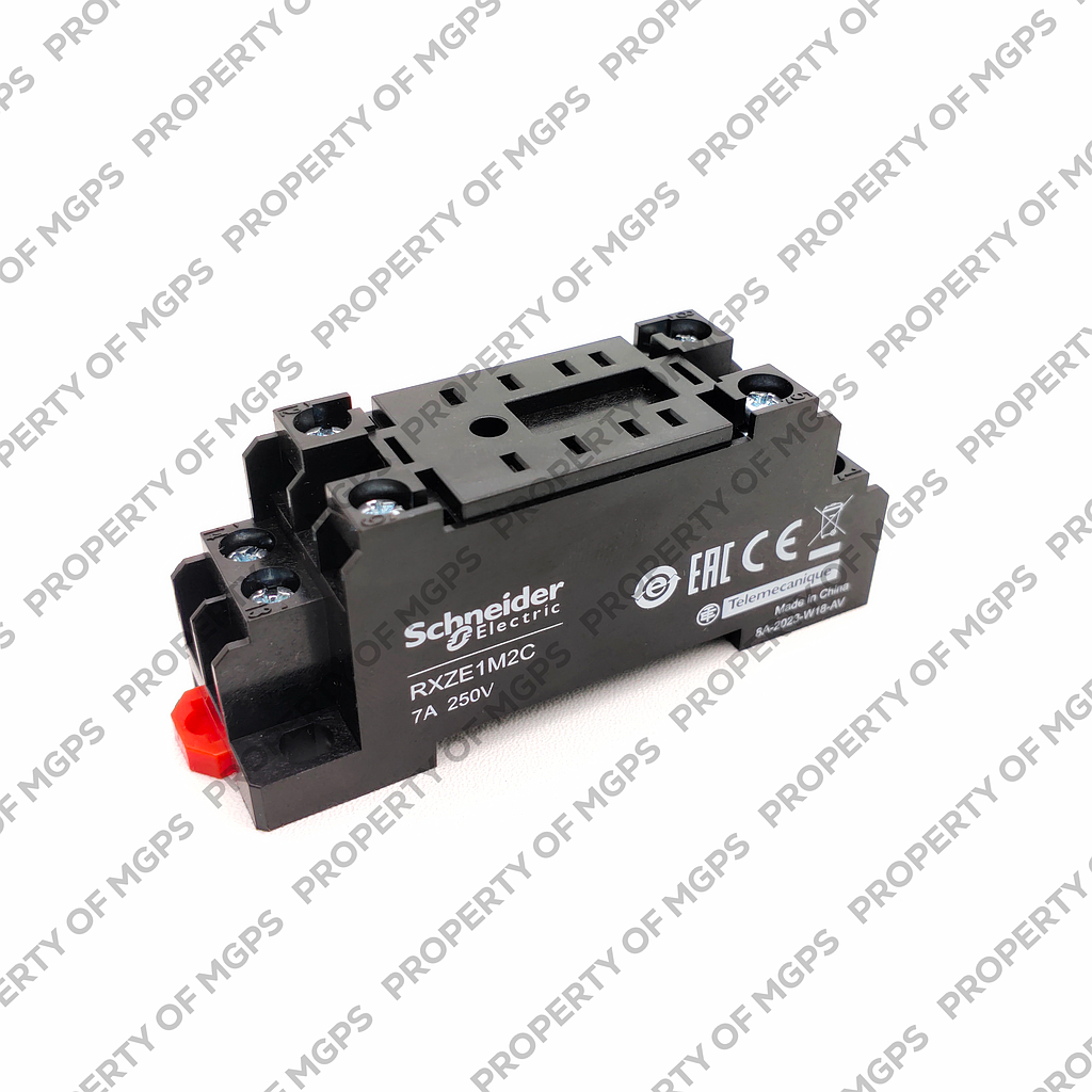 Schneider  Socket RXZ - mixed contact - 7 A - 250 V - screw clamp - for relay RXM2.