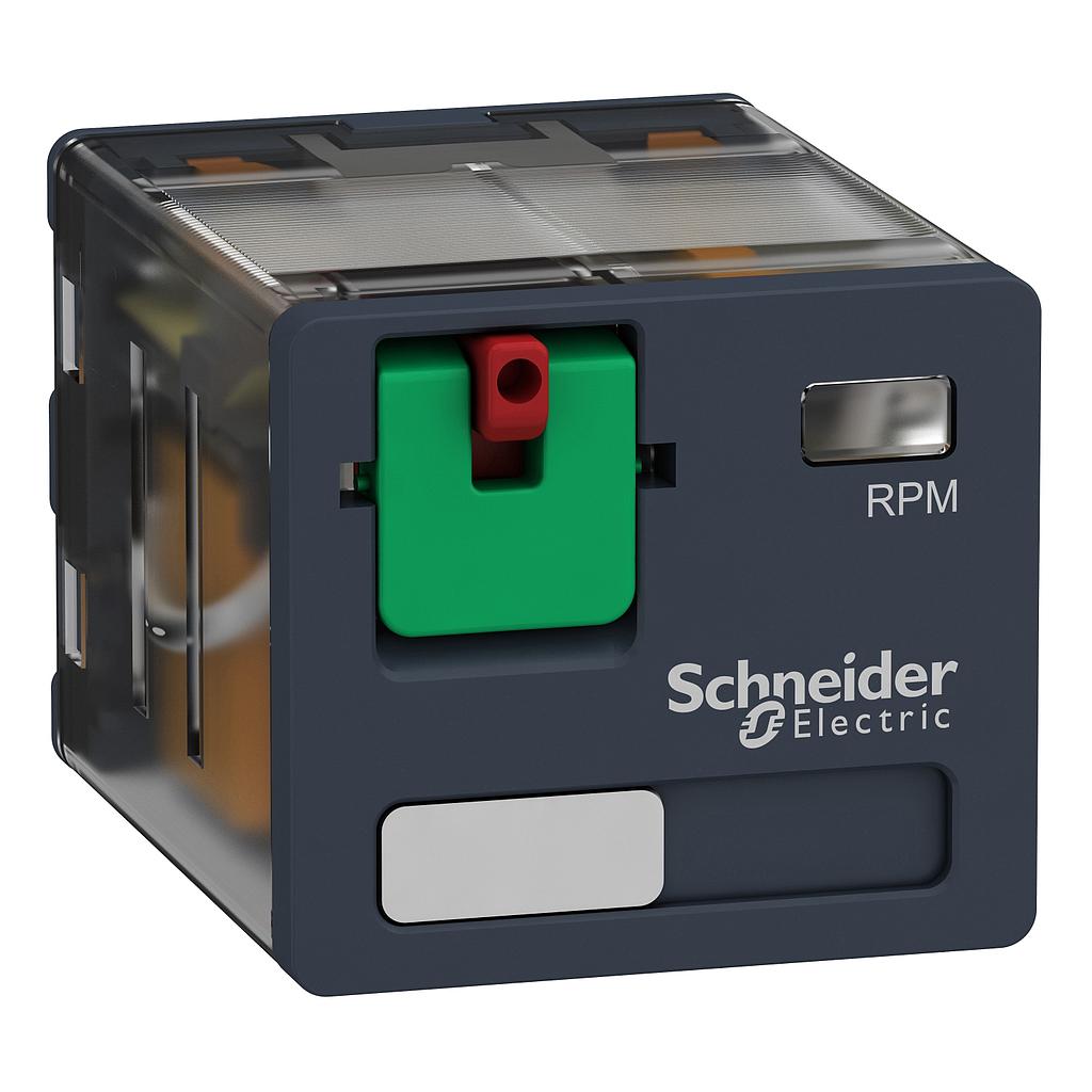 Schneider  Power plug-in relay - Zelio RPM - 3 C/O - 120 V AC - 15 A
