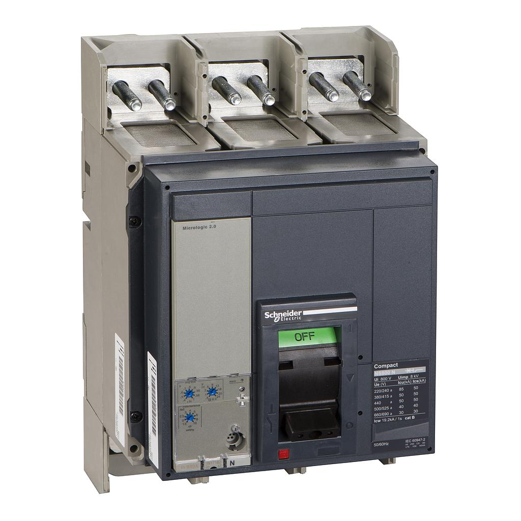 Schneider  NS800N 3P 800A  MICROLOGIC 2.0  