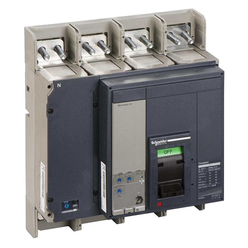 Schneider  NS1250N 4P 1250A +MOTOR MICROLOGIC 2.0  