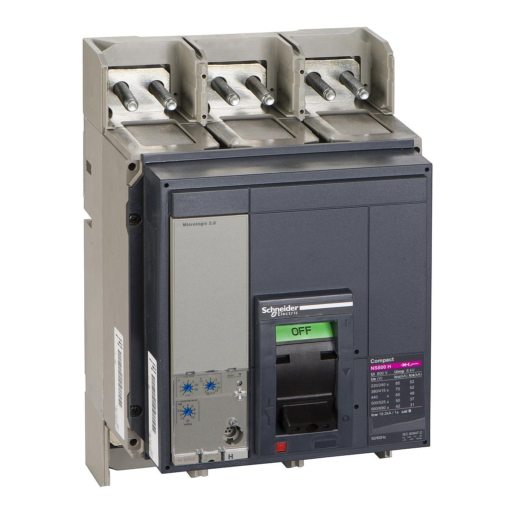 Schneider  NS800H 3P 800A  MICROLOGIC 2.0  