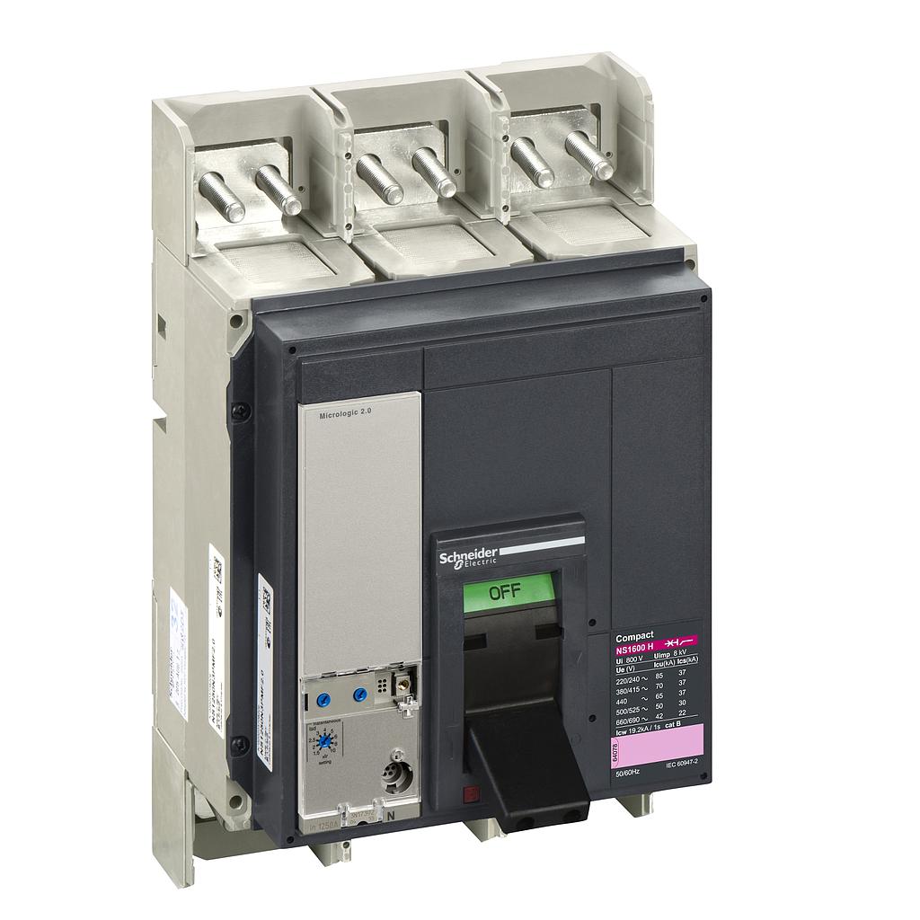 Schneider  NS1600H 3P 1600A  MICROLOGIC 2.0  