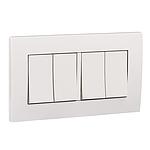Schneider Vivace Schneider Electric Vivace Saklar Lampu - 4 Gang 2 Arah - KB34_WE_G3