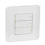 Schneider ZENcelo Schneider Electric ZENcelo Saklar Lampu - 3 Gang 2 Arah - E8433_2_WE_G3