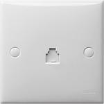Schneider S-Classic CLASSIC STOP KONTAK TELEPON  1 GANG   ET01_4_WE