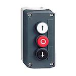 Schneider  Dark grey station - white flush/red flush/black flush pushbuttons D22
