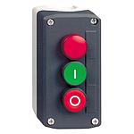 Schneider  Dark grey station - green flush/red flush pushbuttons D22 and red pilot light