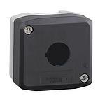 Schneider  Dark grey empty enclosure lid - 1 cut-out