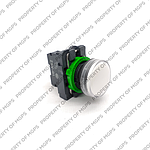 Schneider  Blue complete pilot light (D)22 plain lens with integral LED 110.120V