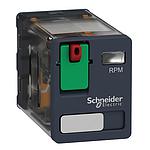 Schneider  Power plug-in relay - Zelio RPM - 2 C/O - 120 V AC - 15 A