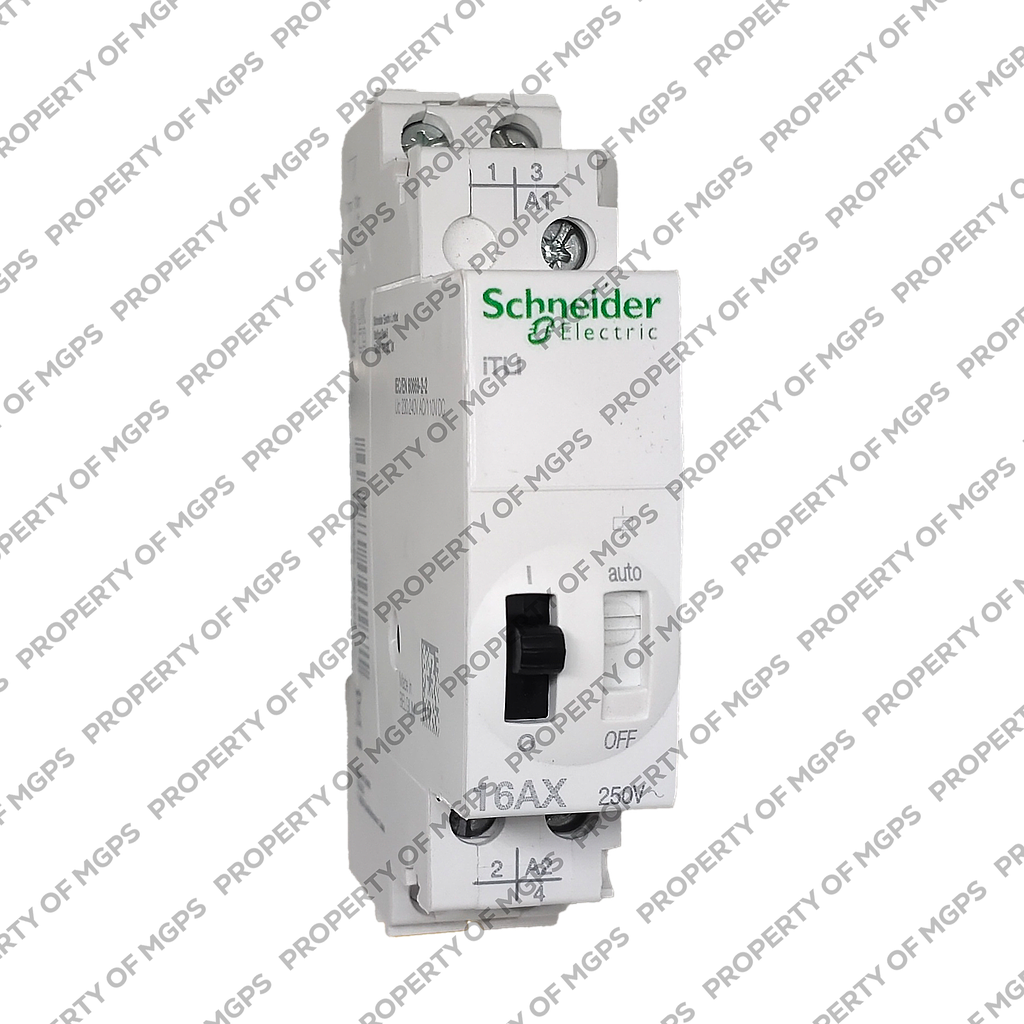 Schneider  Impulse relay iTLI - 2P - 1NO+1NC - 16A - coil 110 VDC - 230.240 VAC 50/60Hz