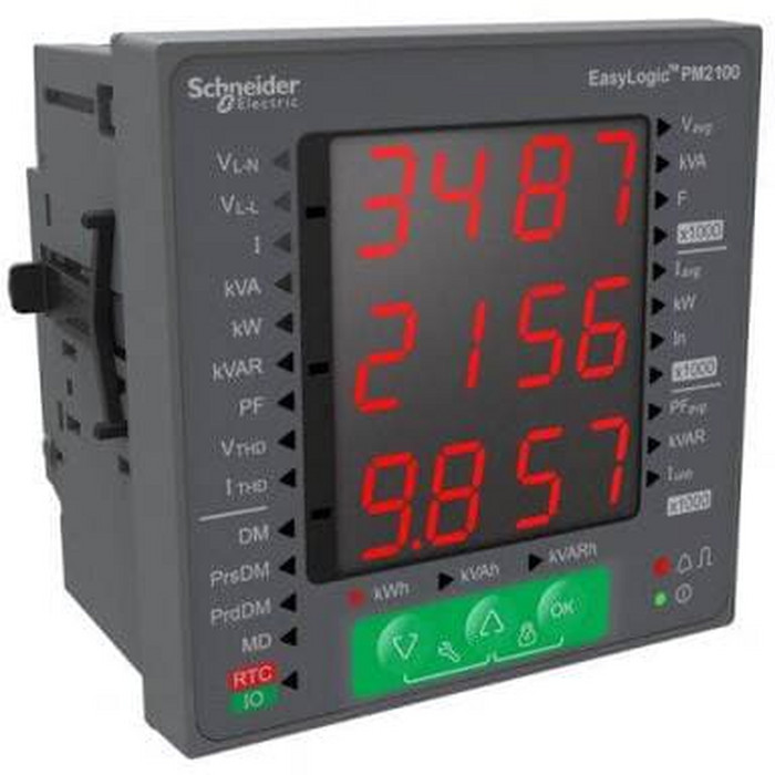 Schneider  EasyLogic PM2120 - Power &amp; Energy meter - up to 15th H - LED - RS485 - class 1