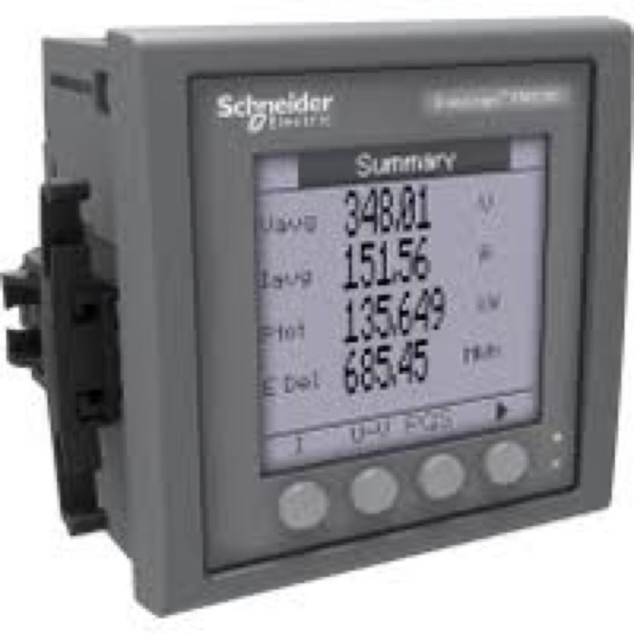 Schneider  EasyLogic PM2230 - Power &amp; Energy meter - up to 31stH - LCD - RS485 - class 0.5S