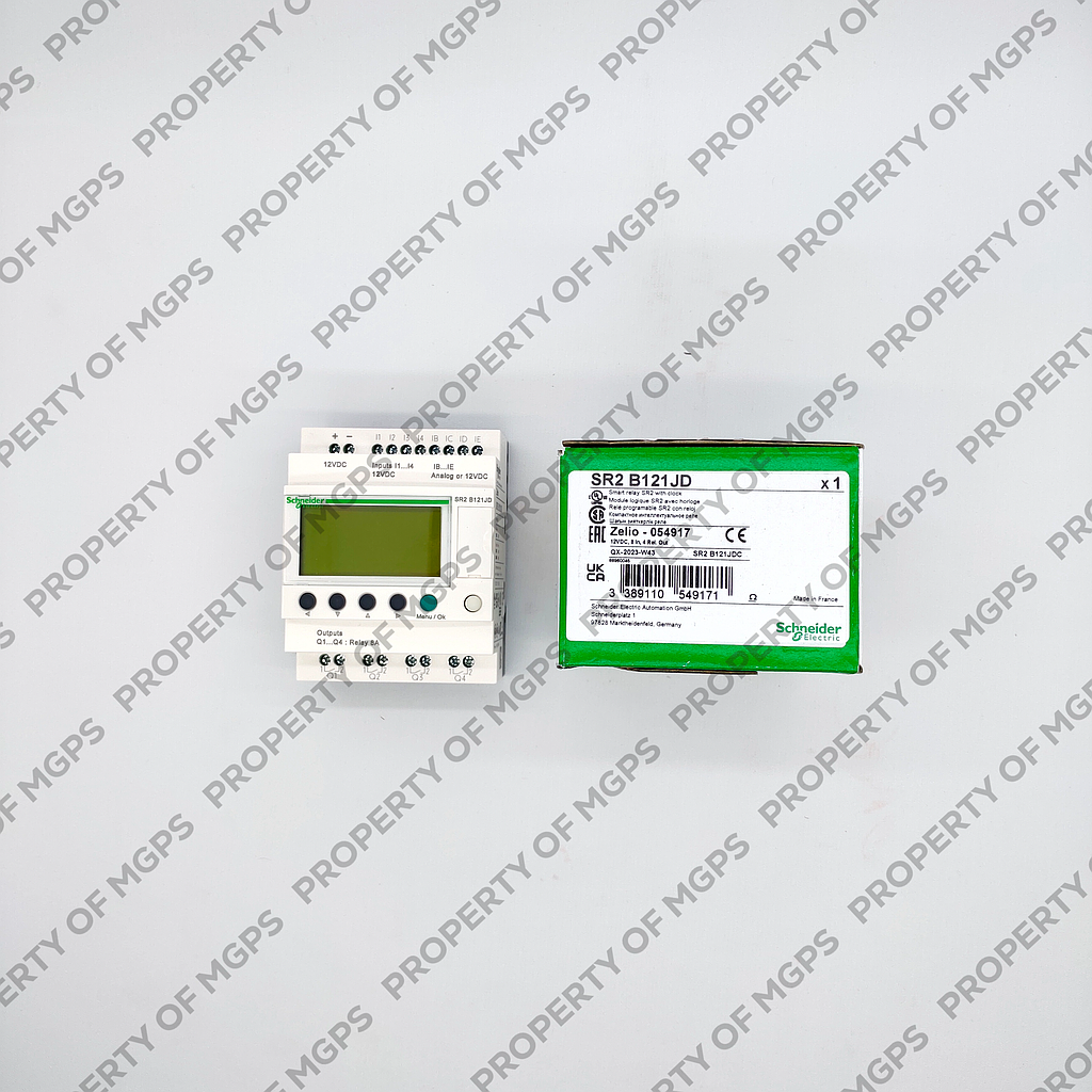 Schneider  Compact smart relay Zelio Logic - 12 I O - 12 V DC - clock - display