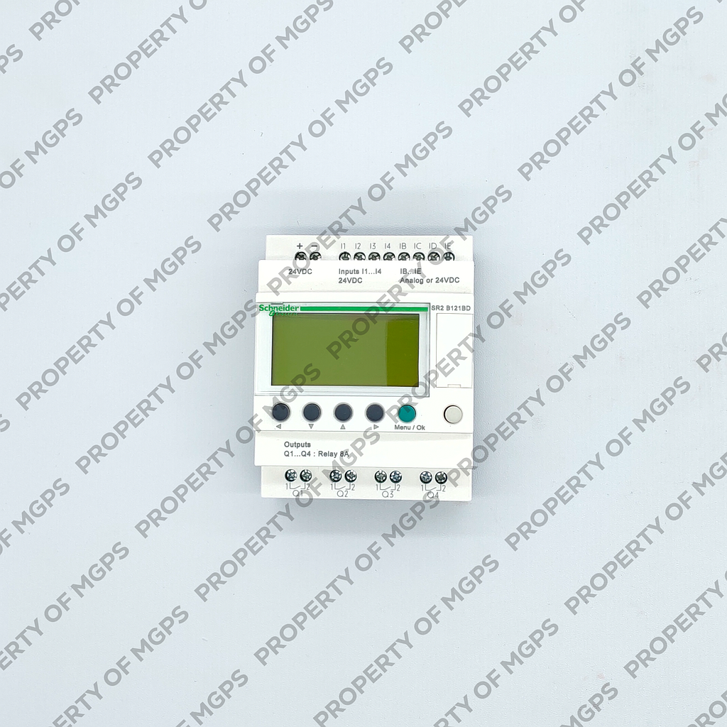 Schneider  Compact smart relay Zelio Logic - 12 I O - 24 V DC - clock - display