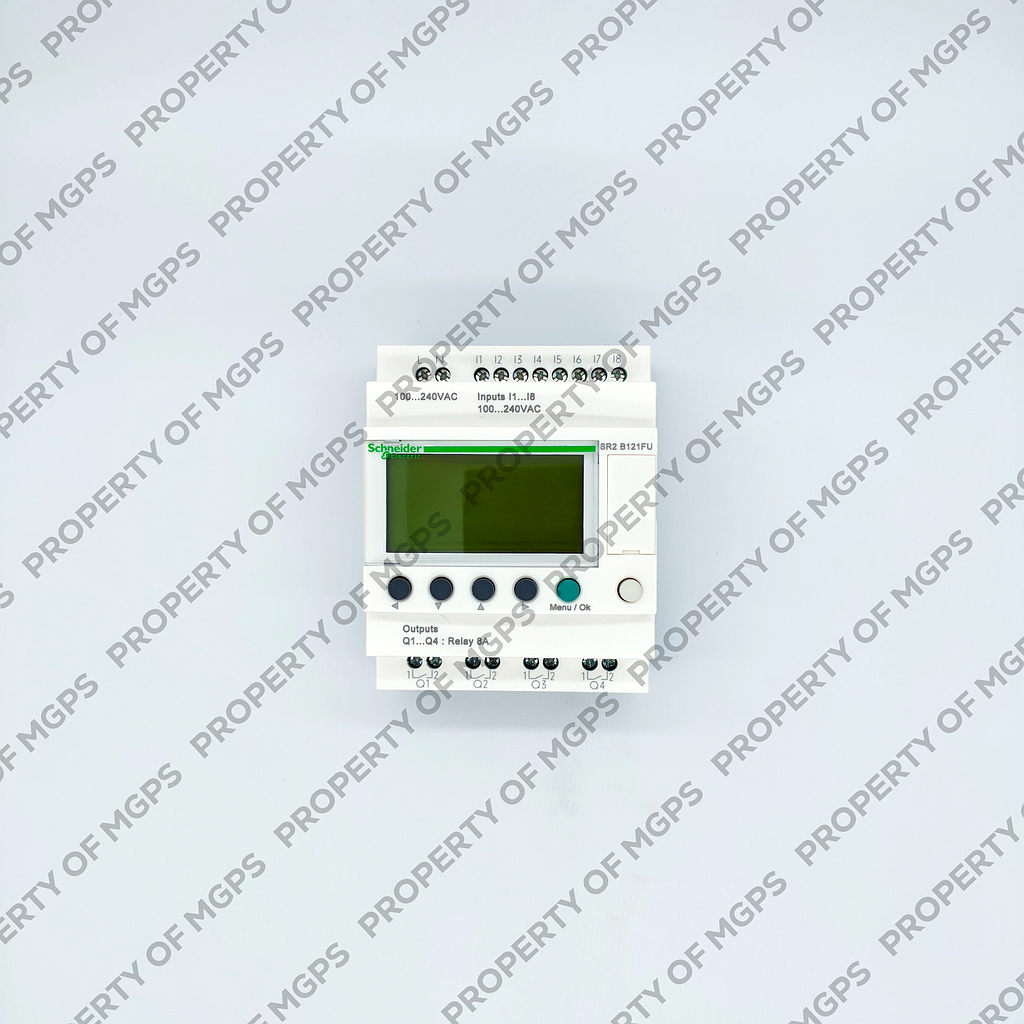 Schneider  Compact smart relay Zelio Logic - 12 I O - 100.240 V AC - clock - display