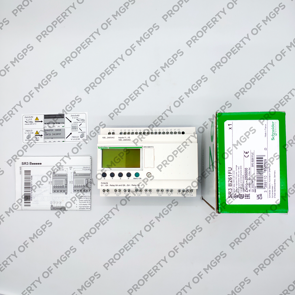 Schneider  Modular smart relay Zelio Logic - 26 I O - 100..240 V AC - clock - display